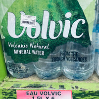 Eau volvic Natural mineral water 1,5Lx6