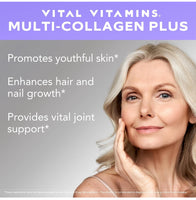 
              Vital Vitamins Multi Collagen Plus - Biotin, Hyaluronic Acid, Vitamin C - Collagen for Women & Men - Hair Growth Support Supplement - Skin, Nails Beauty Complex - 150 Pills
            