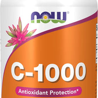 NOW Vitamin C-1000 à Libération Prolongée avec Cynorrhodon – 250 comprimés