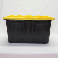 Member's Mark 40 Gallon Heavy-Duty Storage Tote, Black/Yellow