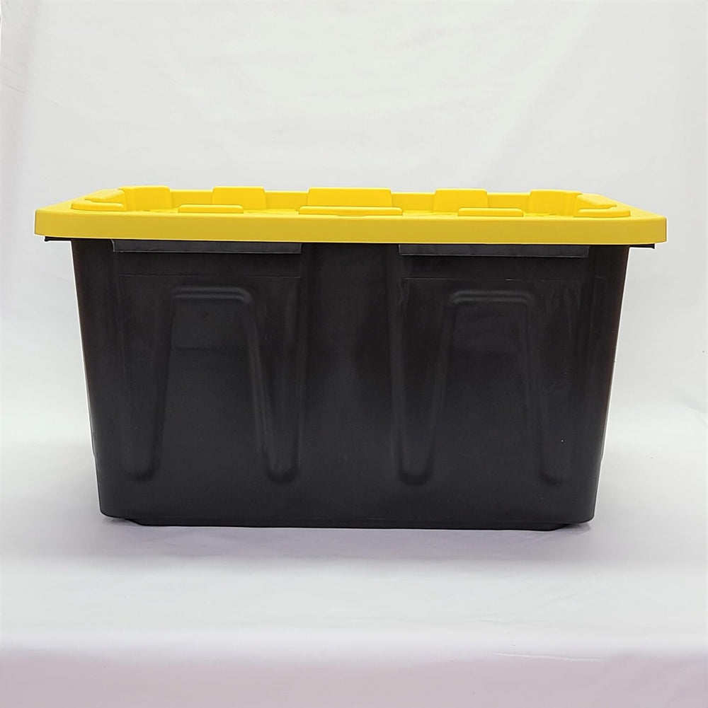 Member's Mark 40 Gallon Heavy-Duty Storage Tote, Black/Yellow