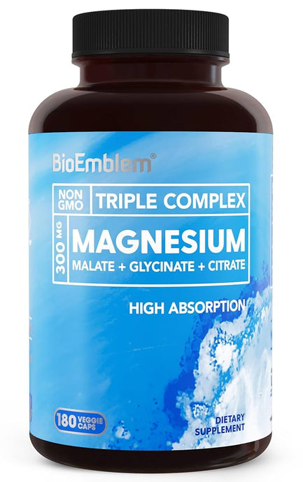 BioEmblem Triple Magnesium Complex, 300 mg (90 capsules)
