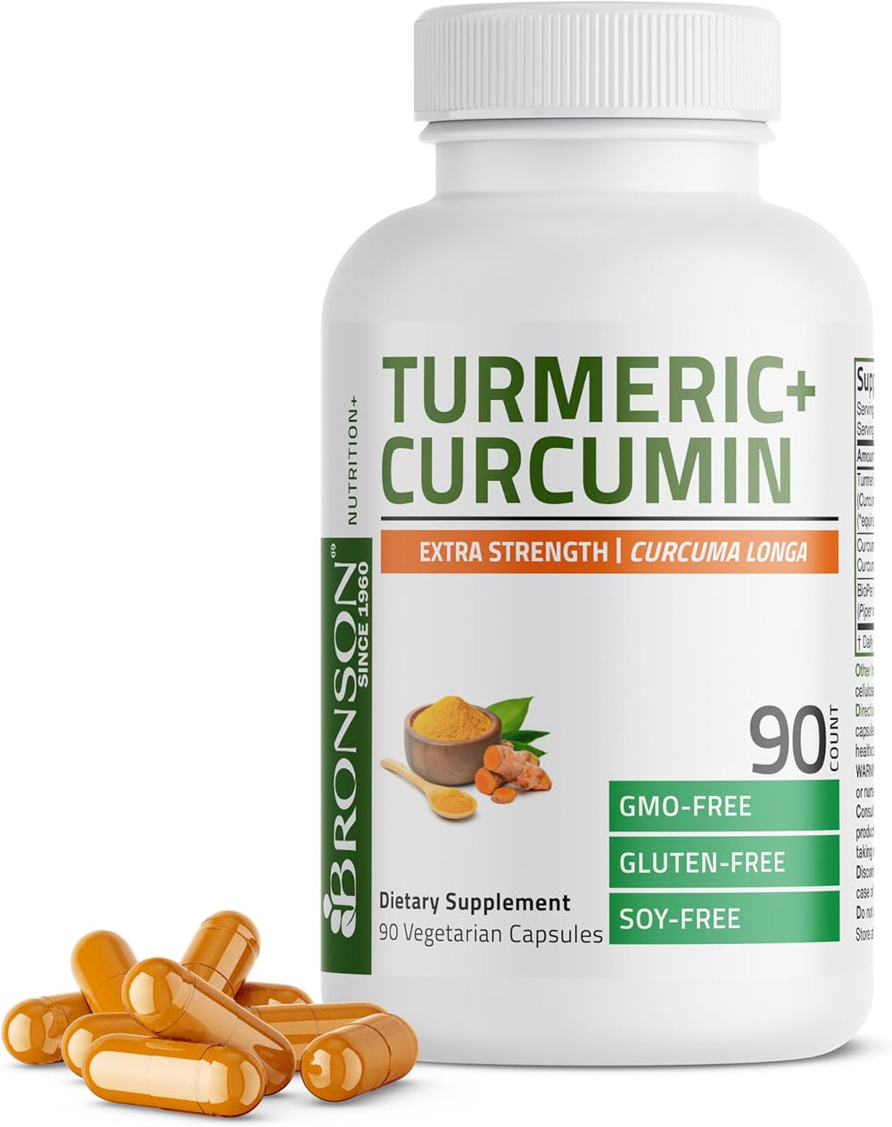 💊 Turmeric Curcumin Extra Strength – 2565 mg 📦 90 capsules véganes DLC 11/2026