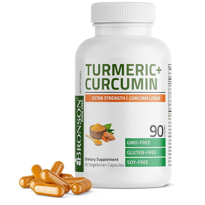 Bronson Turmeric Curcumin Extra Strength - Antioxidant, Joint & Immune Support