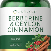 🌿 Carlyle – Berbérine + Cannelle de Ceylan 2000 mg  – 60 capsules