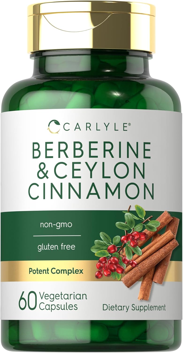 🌿 Carlyle – Berbérine + Cannelle de Ceylan 2000 mg  – 60 capsules