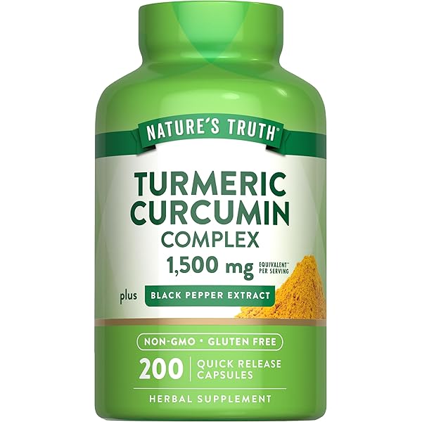 Nature's Truth Turmeric Curcumin Complex 500mg | 120 Capsules