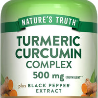 💊 Turmeric Curcumin Complex 500 mg + Extrait de Poivre Noir 📦 120 capsules DLC 08/2027