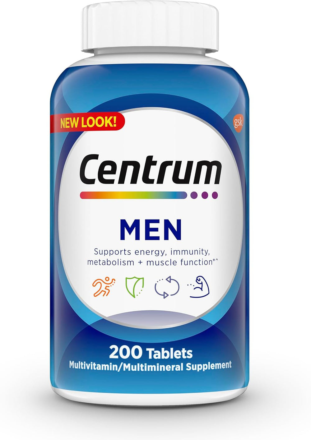 Centrum Multivitamin for Men – 200 comprimés DLC: 09/2026