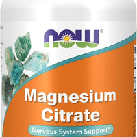 NOW Magnesium Citrate – 120 gélules végétales