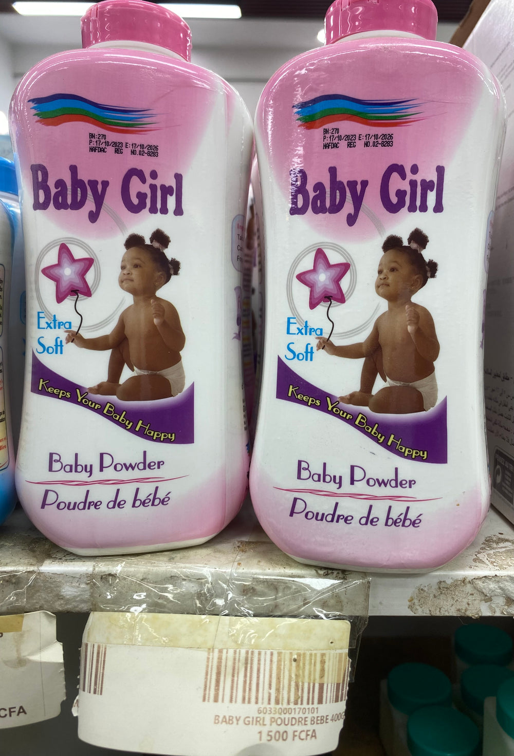 Baby Girl Poudre bébé 400g