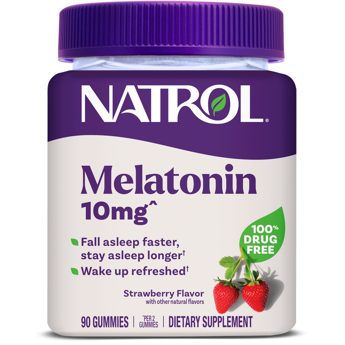 Natrol Melatonin Gummies, Sleep Support, Strawberry (90 count)