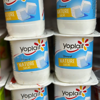 YAOURT YOPLAIT POT NATURE SUCRÉ 125G