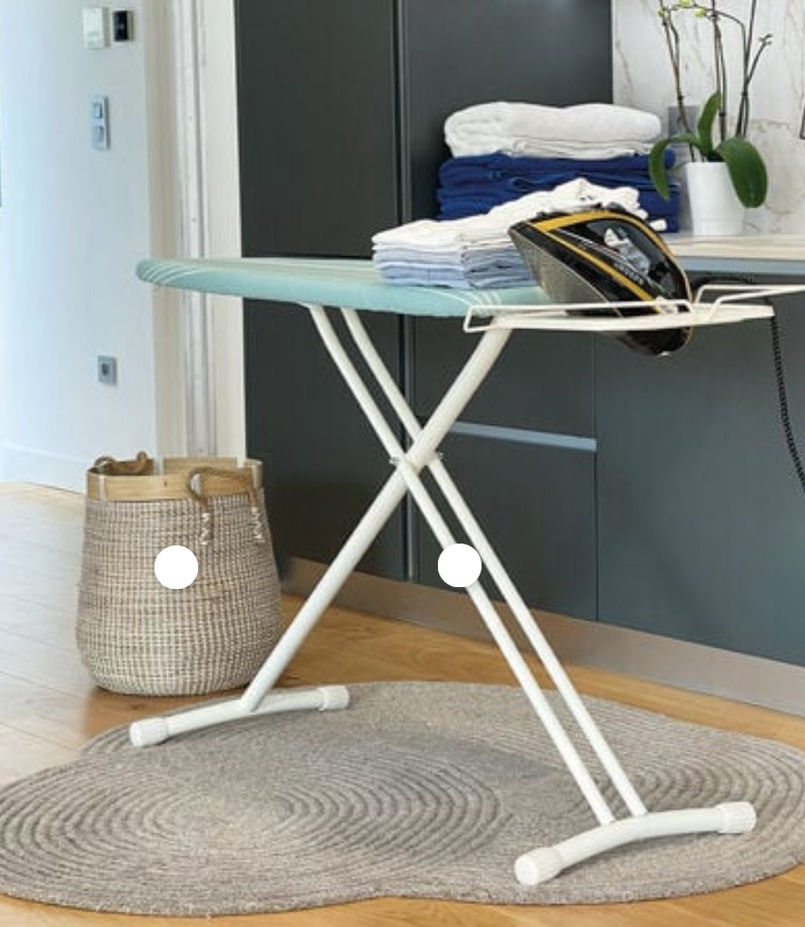 Table à repasser BERMUDE Bleu Acier 124x40cm