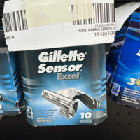 GILLETTE LAMES SENSOR EXCEL X10