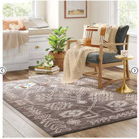 5'x7' Washable Global Persian Style Area Rug Gray - Threshold™