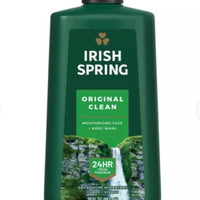 IRISH SPRING ORIGINAL CLEAN MOISTURIZING FACE BODY WASH