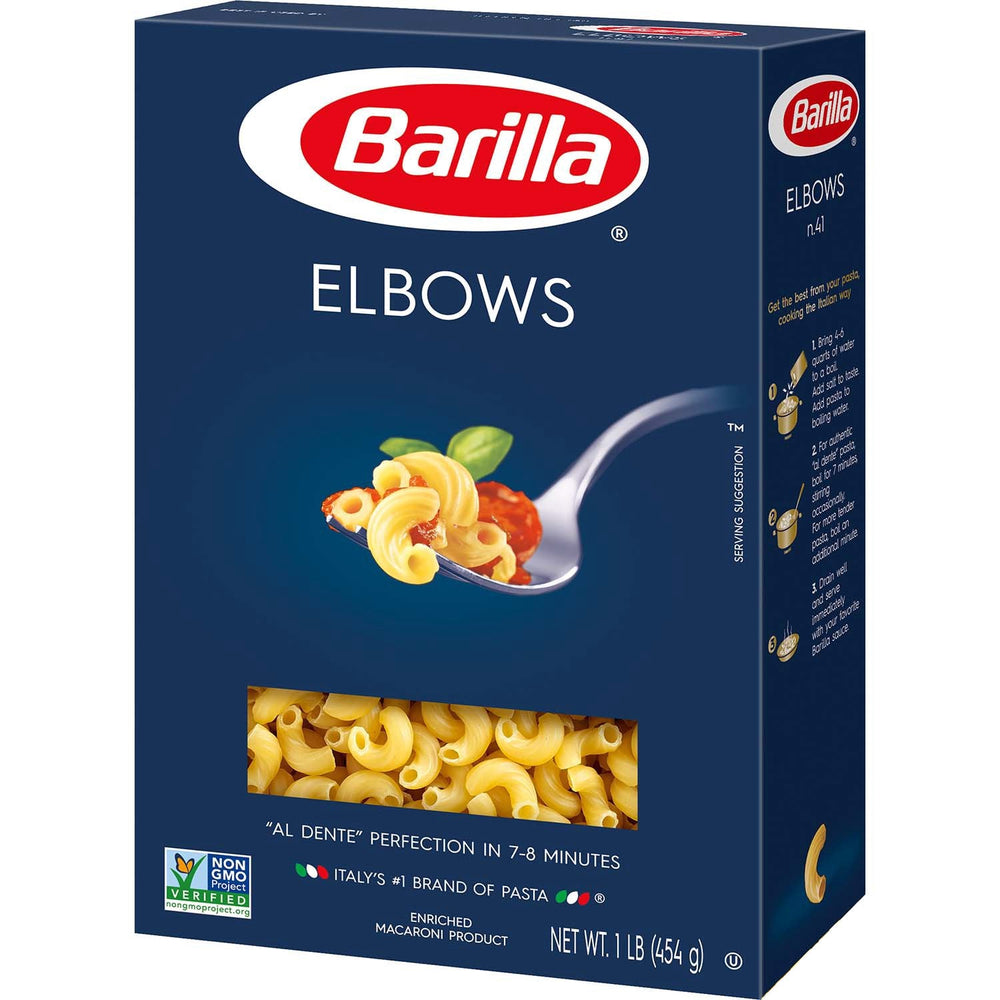 Barilla Elbow Macaroni Pasta - 16oz 454g DLC: Fev27
