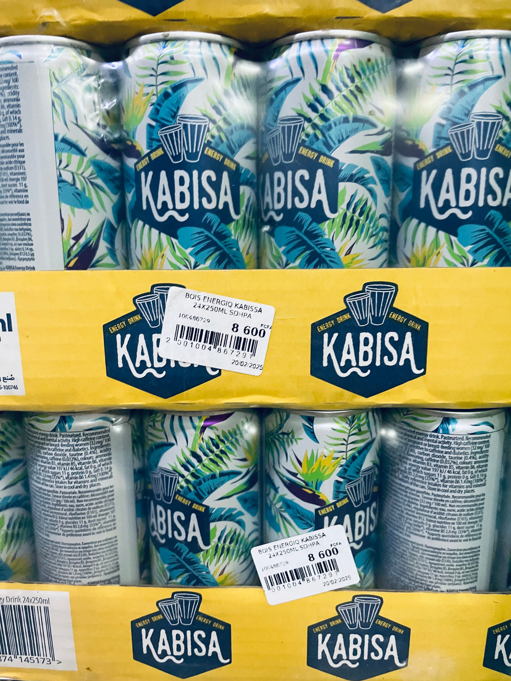 Boisson energique kabissa 24x 250ML SDHPA