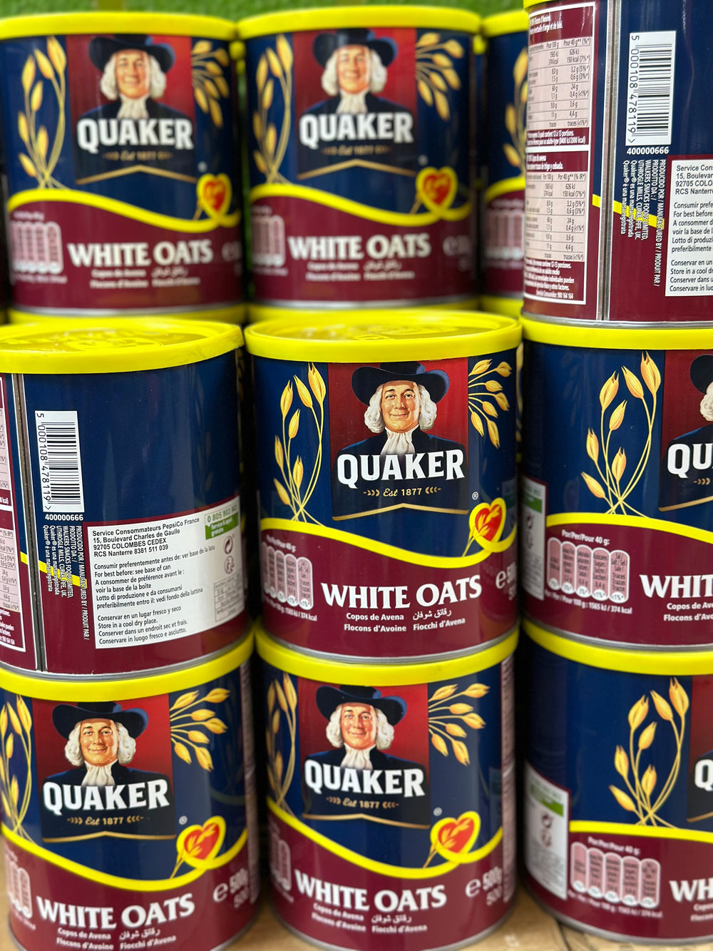 QUAKER WHITE OATS 500G