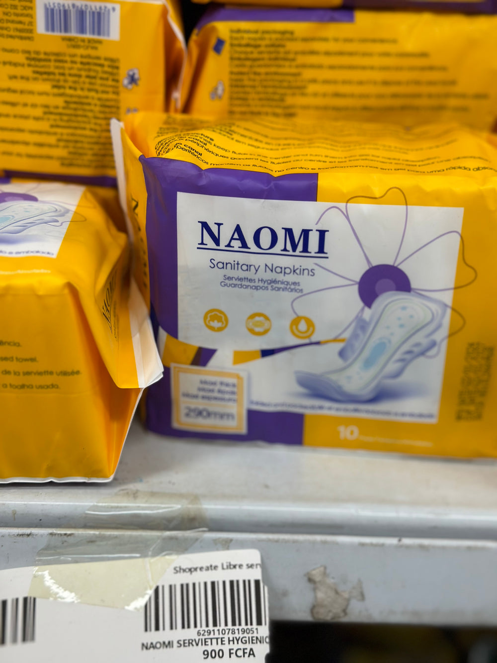NAOMI SERVIETTE HYGIENIQUES 10P