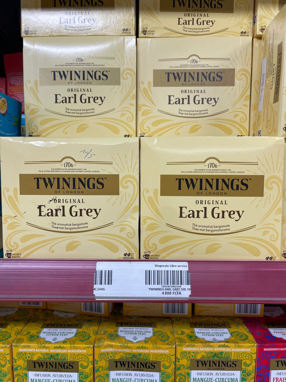 TWININGS™ OF LONDON ORIGINAL Earl Grey Thé aromatisé bergamote Thee met bergamotaroma