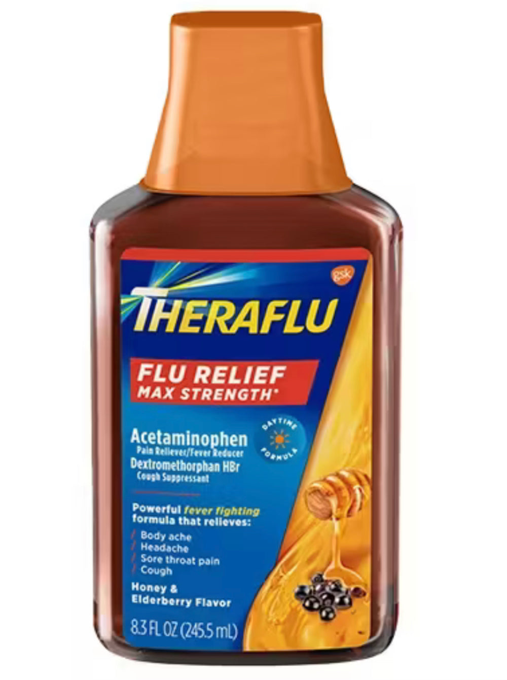 DAYTIME FLU RELIEF MAX STRENGTH SYRUP