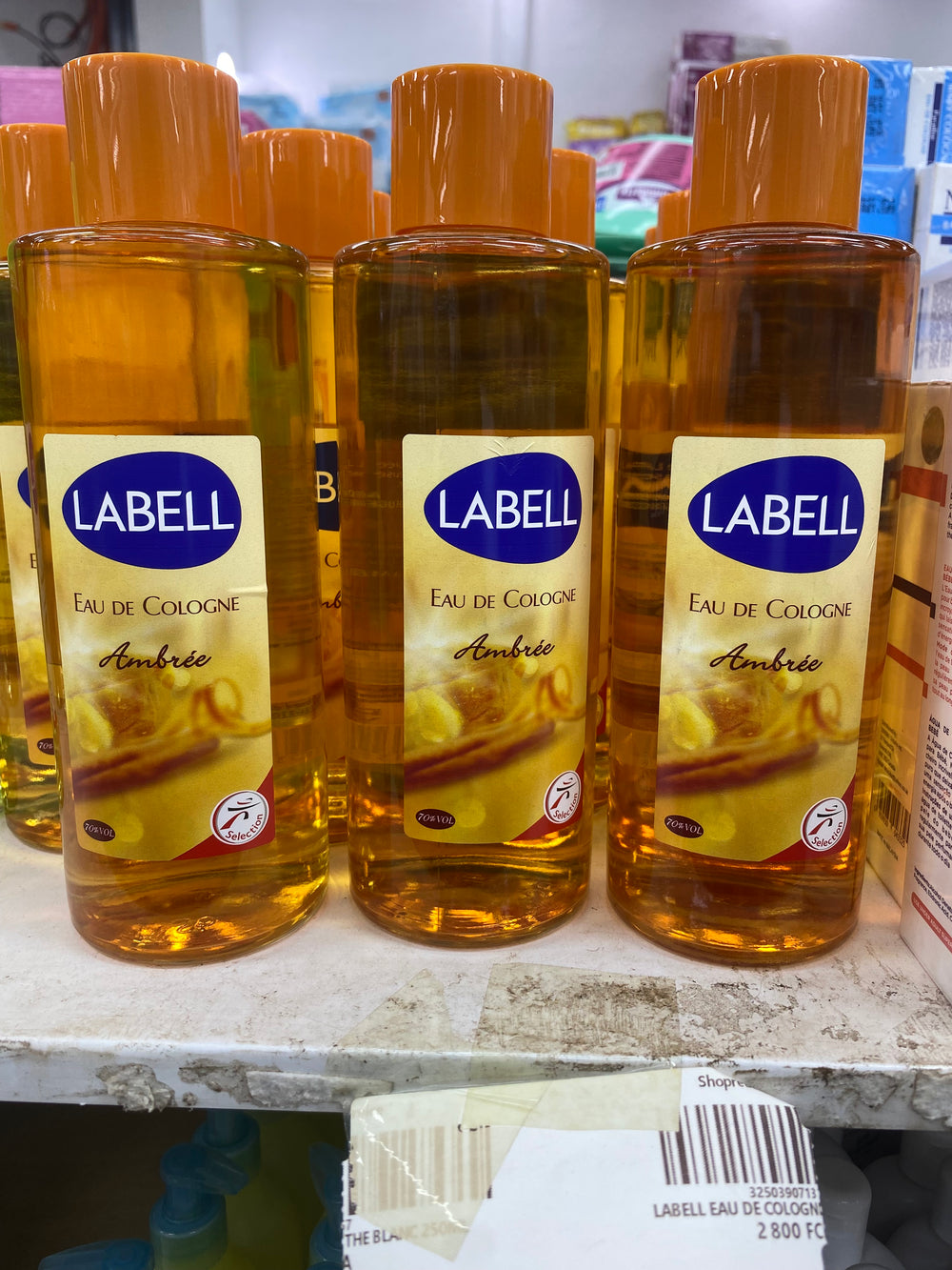 Labell Eau de Cologne Ambrée 500Ml