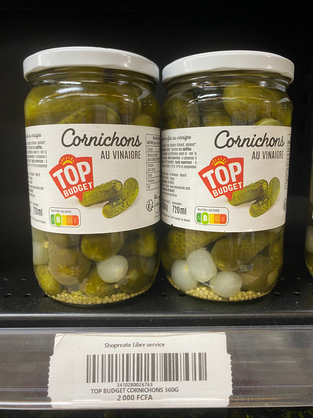 Top Budget Cornichons 360g