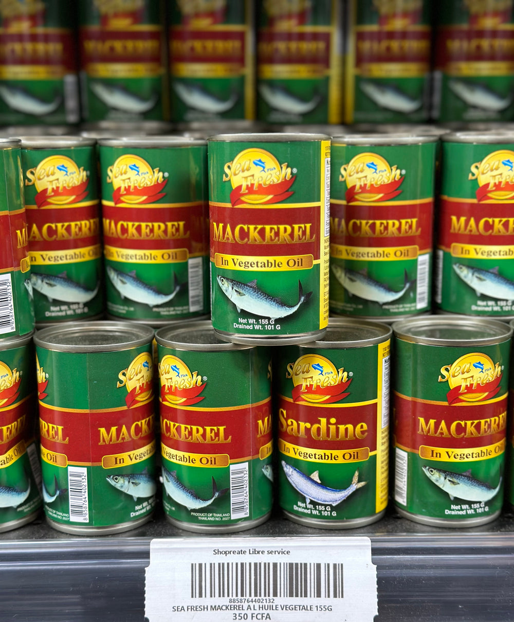 SEA FRESH MACKEREL À L’HUILE VÉGÉTALE 155G