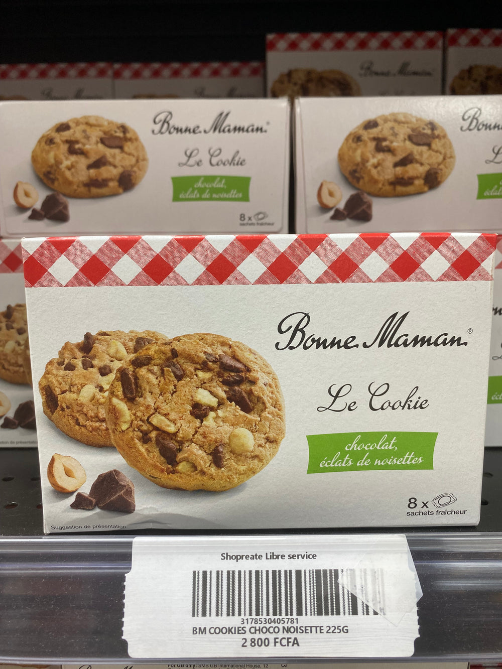 Bonne Maman Cookies choco Noisette 225g