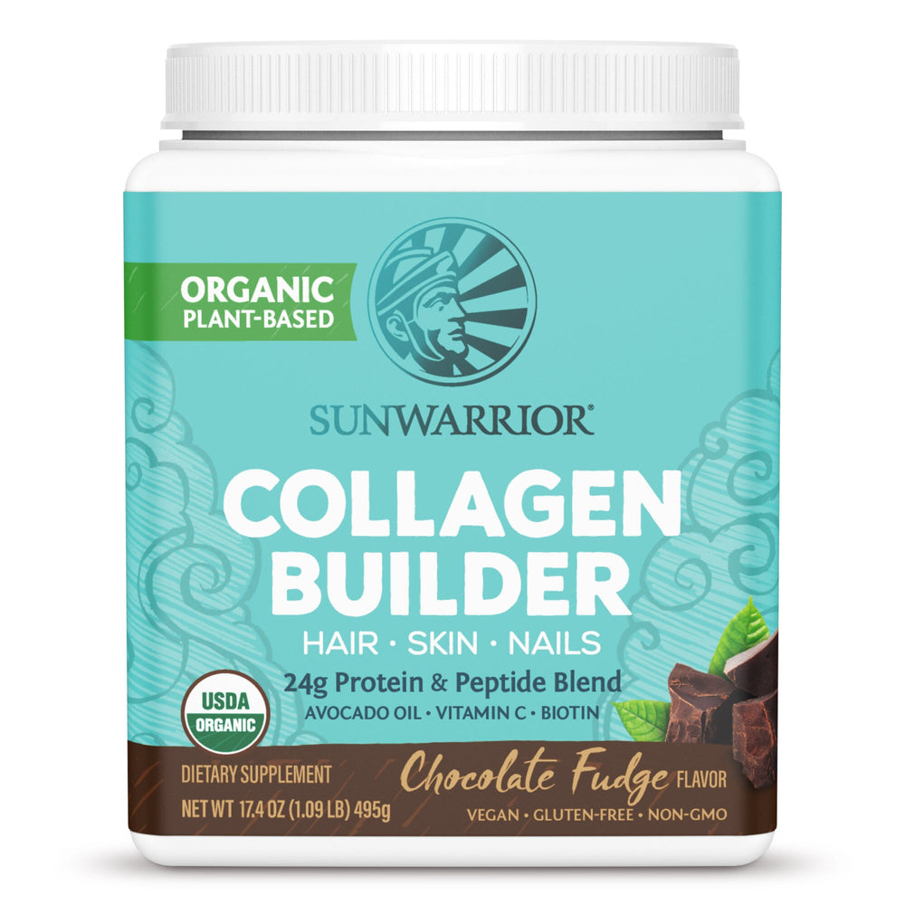 Sunwarrior Organic Collagen Builder Chocolate Fudge - 495g