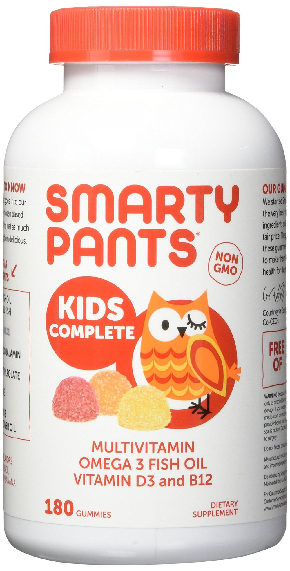 SmartyPants Kids' Formula Gummy Multivitamins (180 ct.) DLC: 18 Oct 2026