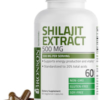 Bronson Shilajit 500 mg – Énergie & Vitalité ⚡💊