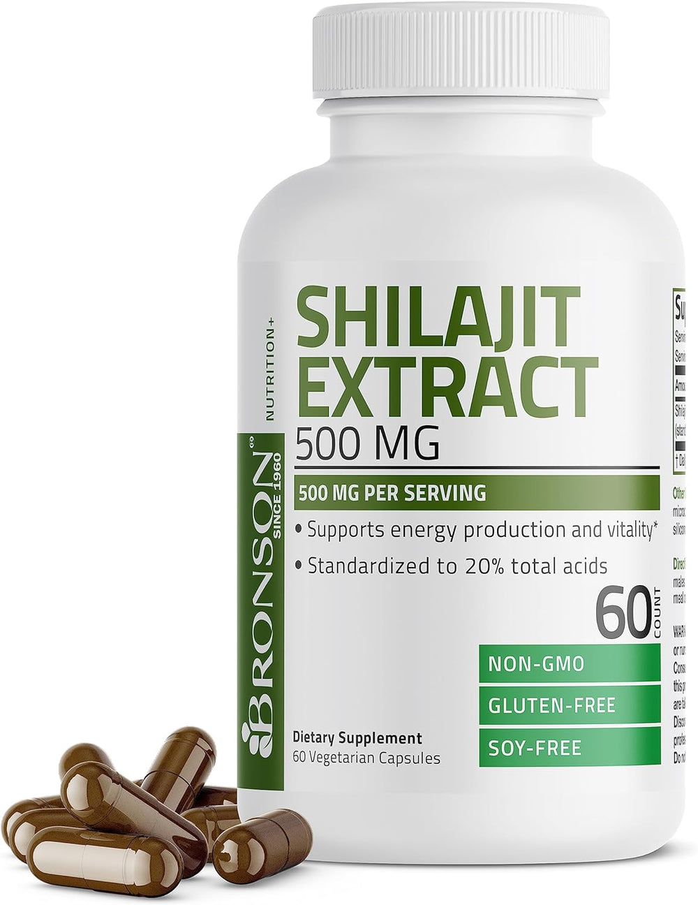 Bronson Shilajit 500 mg – Énergie & Vitalité ⚡💊