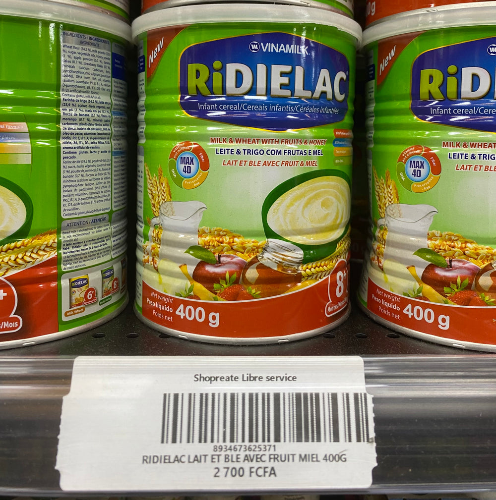 Redielac Lait Et Ble Avec Fruit Miel 400g