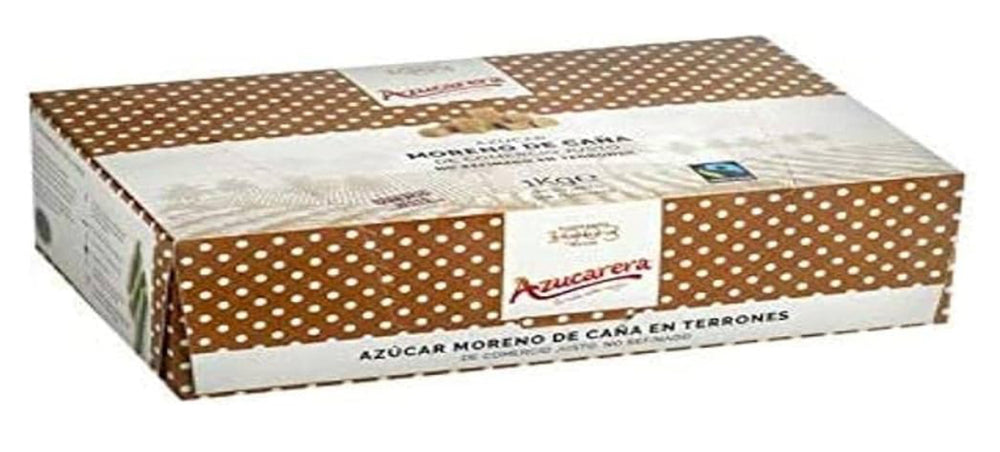 Azucarera, Brown Cane Sugar, Whole Sugar, Sugar in Pieces, 1 kg DLC: 04/2025