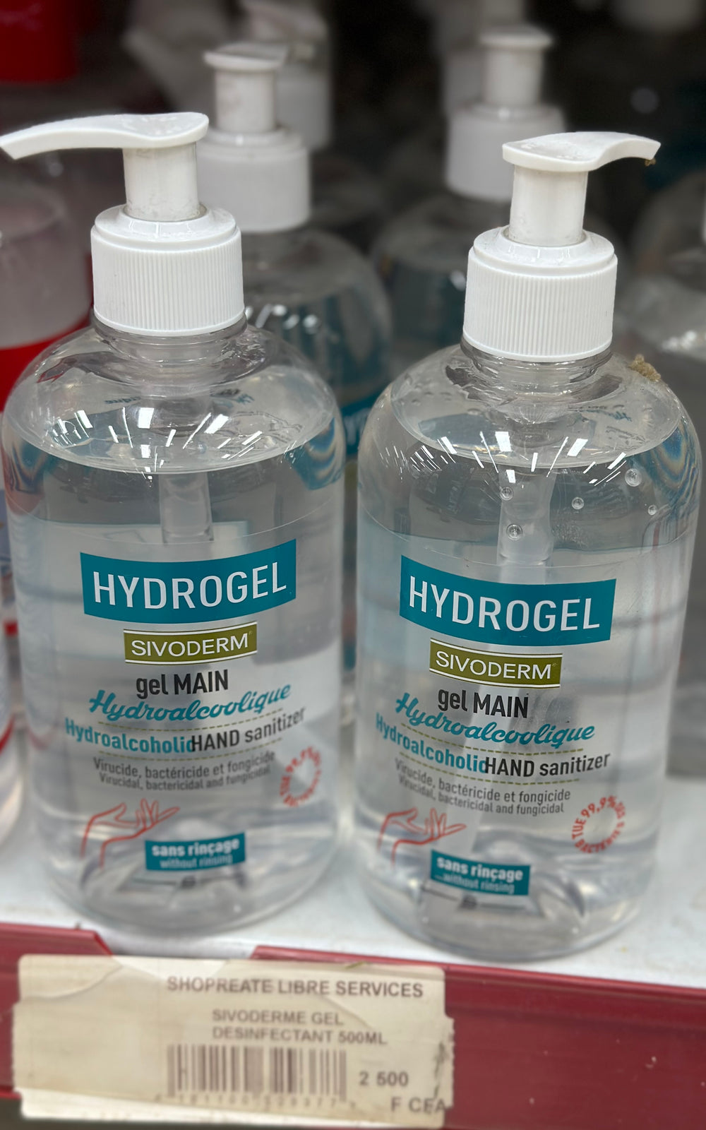Hydrogel SIVODERM GEL MAINS 500ML