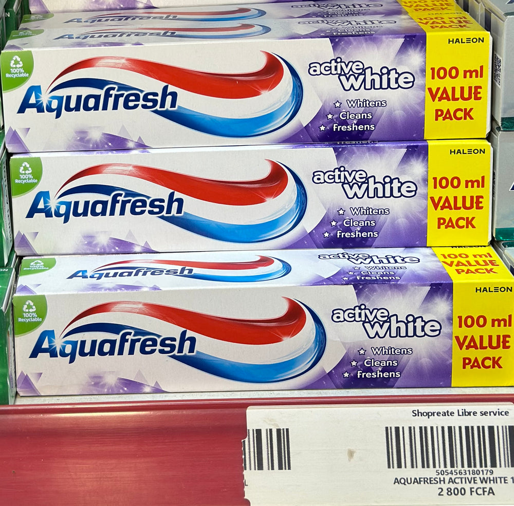AQUAFRESH ACTIVE WHITE 100ML