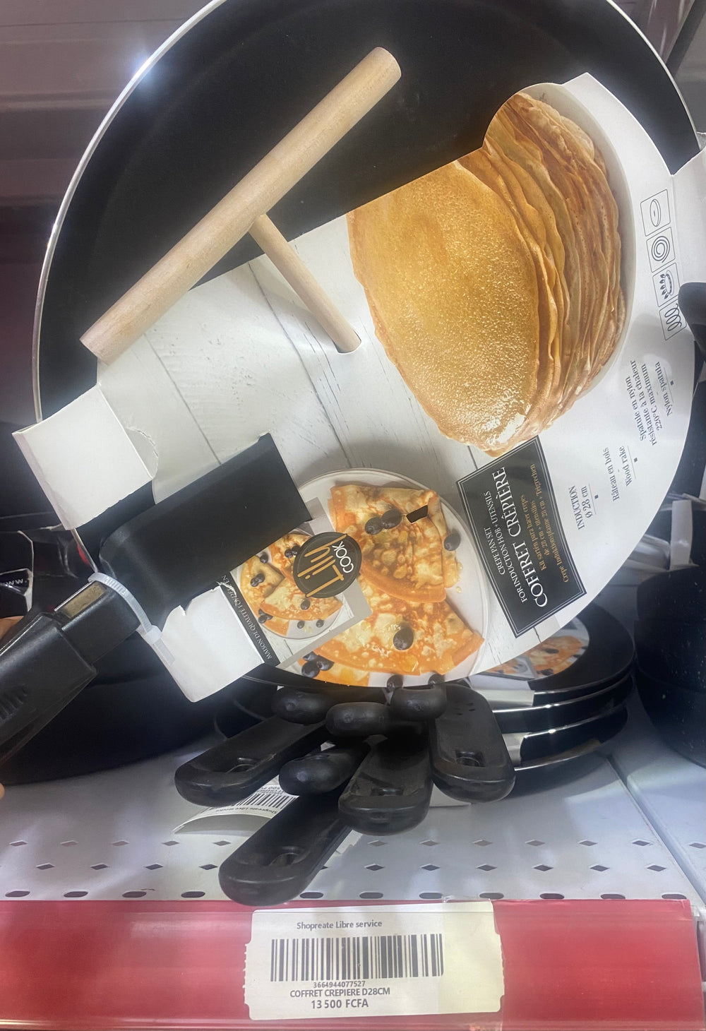 Coffret crepiere D28cm