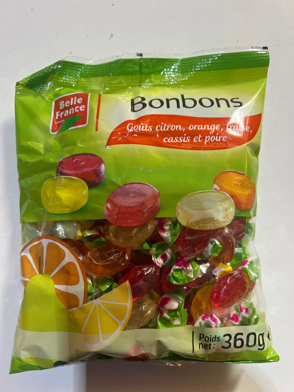 BELLE FRANCE 360G ACIDULES FRUITS BF (360 g) DLC: Nov26