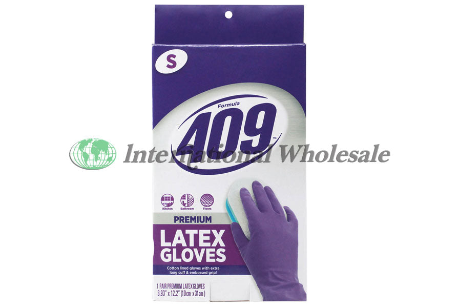 409 Premium Rubber Gloves S 24Ct