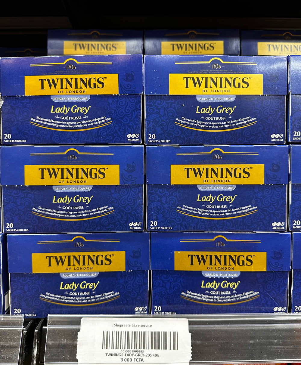 TWININGS OF LONDON LADY GREY 20 SACHETS 40G