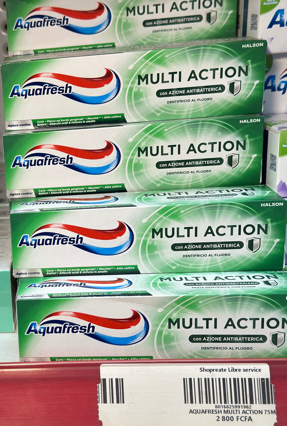 AQUAFRESH MULTI ACTION 75ML
