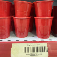 Gobelet Ceram 9cl Rouge
