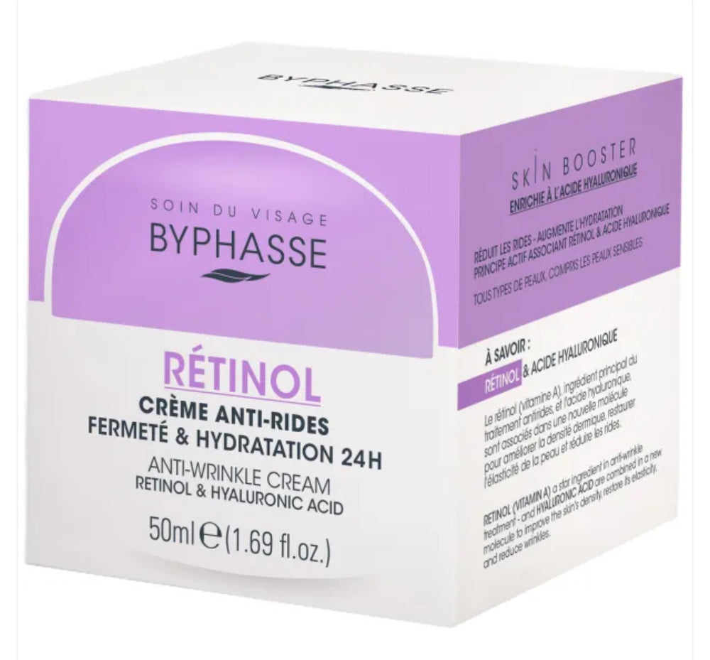 Byphasse Rétinol crème anti rides 50ml