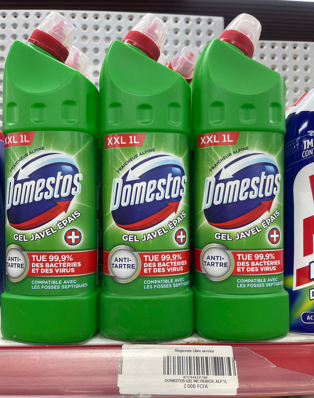 Domestos Gel WC avec Javel 1L