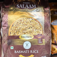 INDIAN SALAAM BROWN BASMITI RICE 5KG
