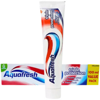 
              AQUAFRESH TRIPLE PROTECTION 100ML
            