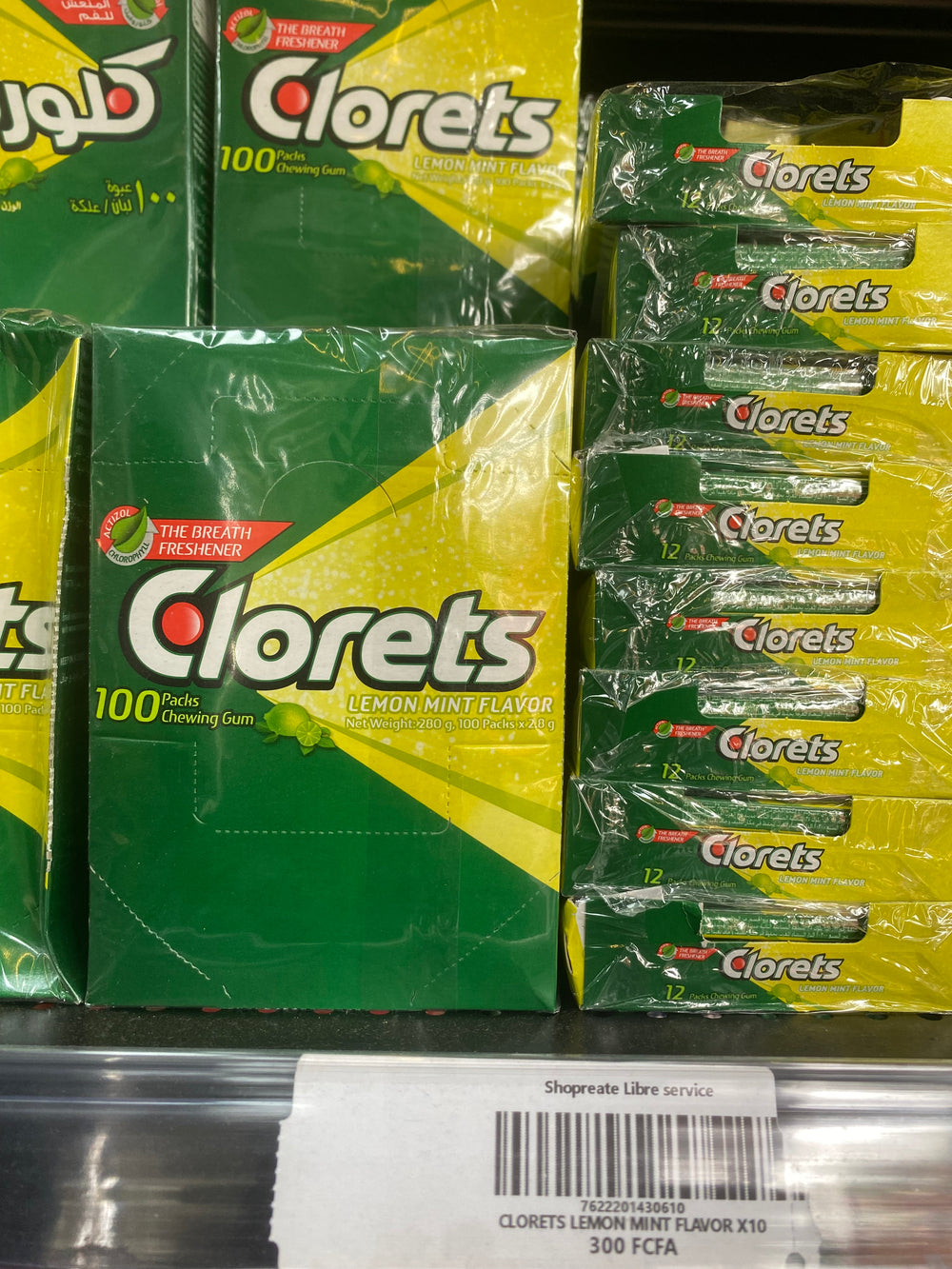 CLORETS LEMON MINT FLAVOR X10